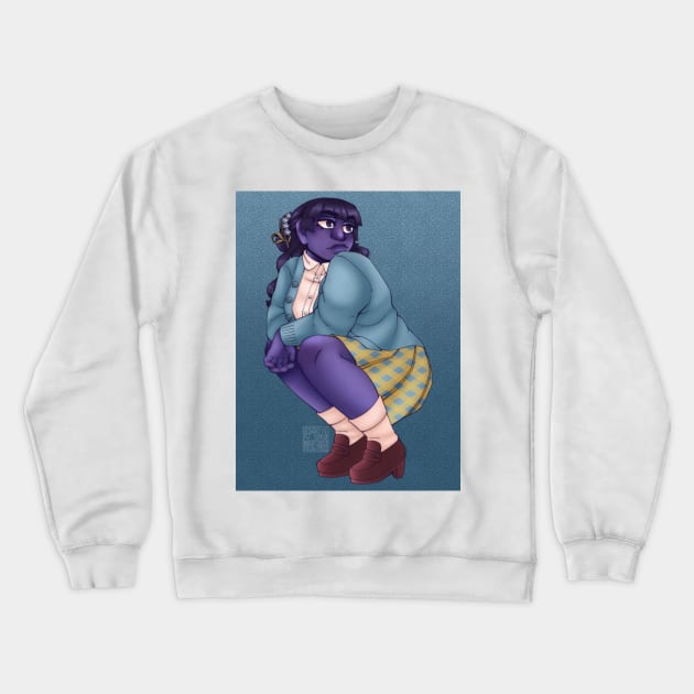 Squat Crewneck Sweatshirt by paperstarzz